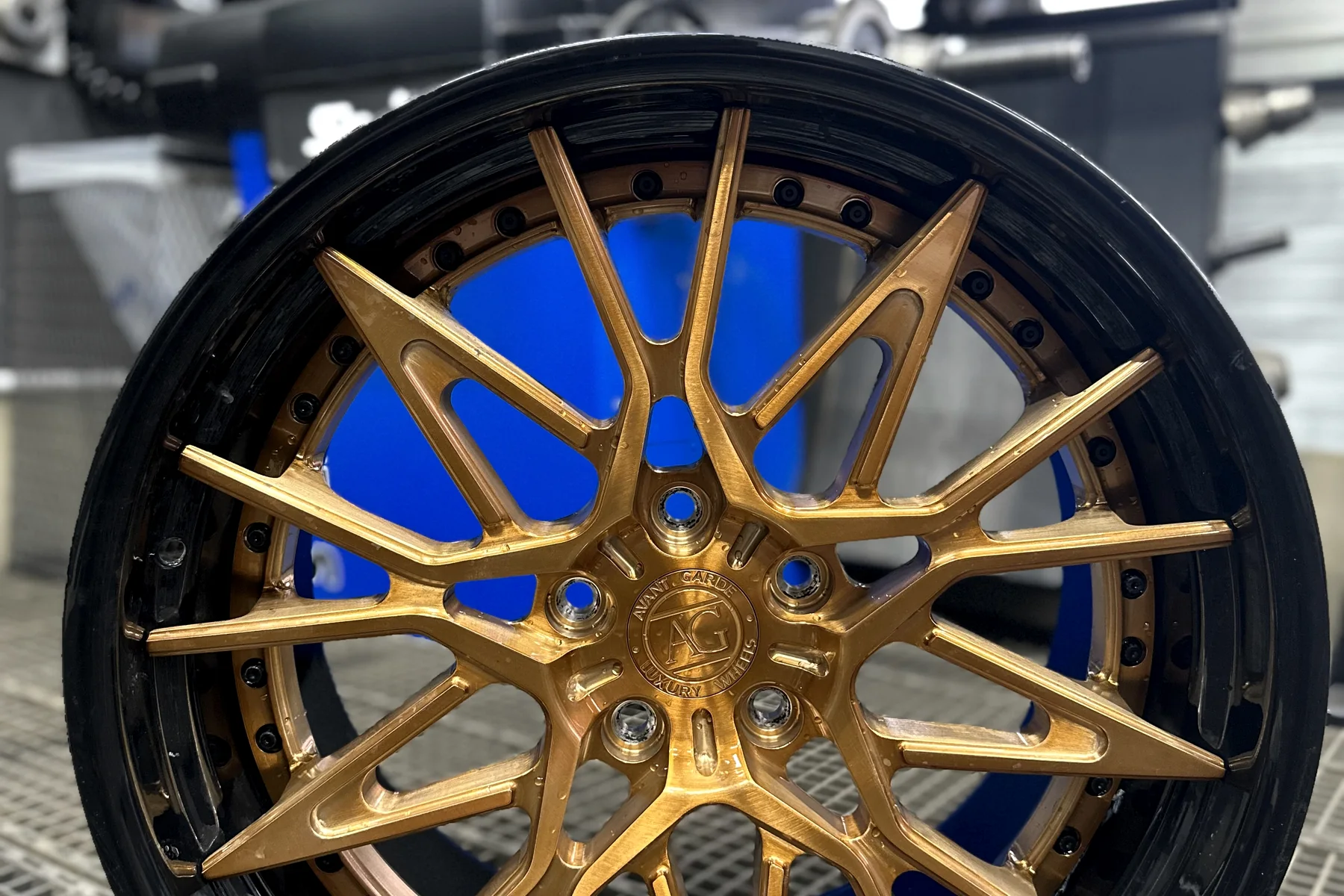 Процесс ремонта диска GADKY Wheels Разметелево